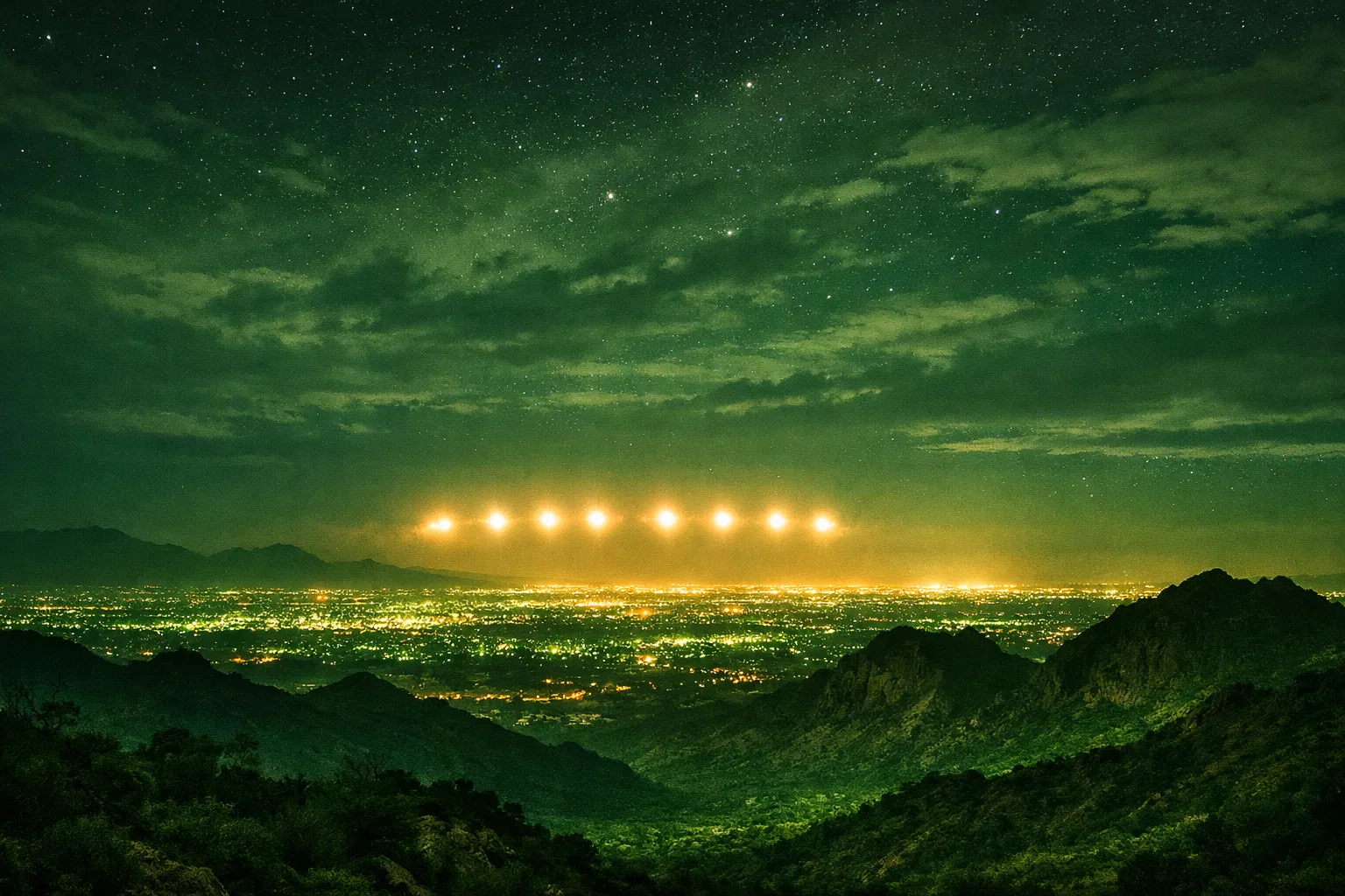 Overview image for What Really Happened During the Phoenix Lights? | Arizona UFOs
