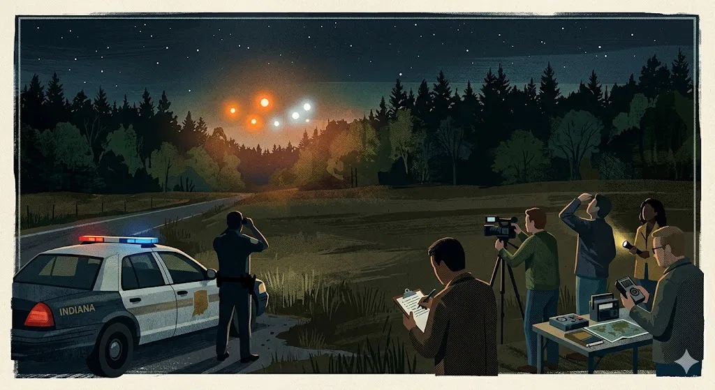 Overview image for Investigating Indiana UFOs Through Private Investigators and Local Witnesses | Indiana UFOs