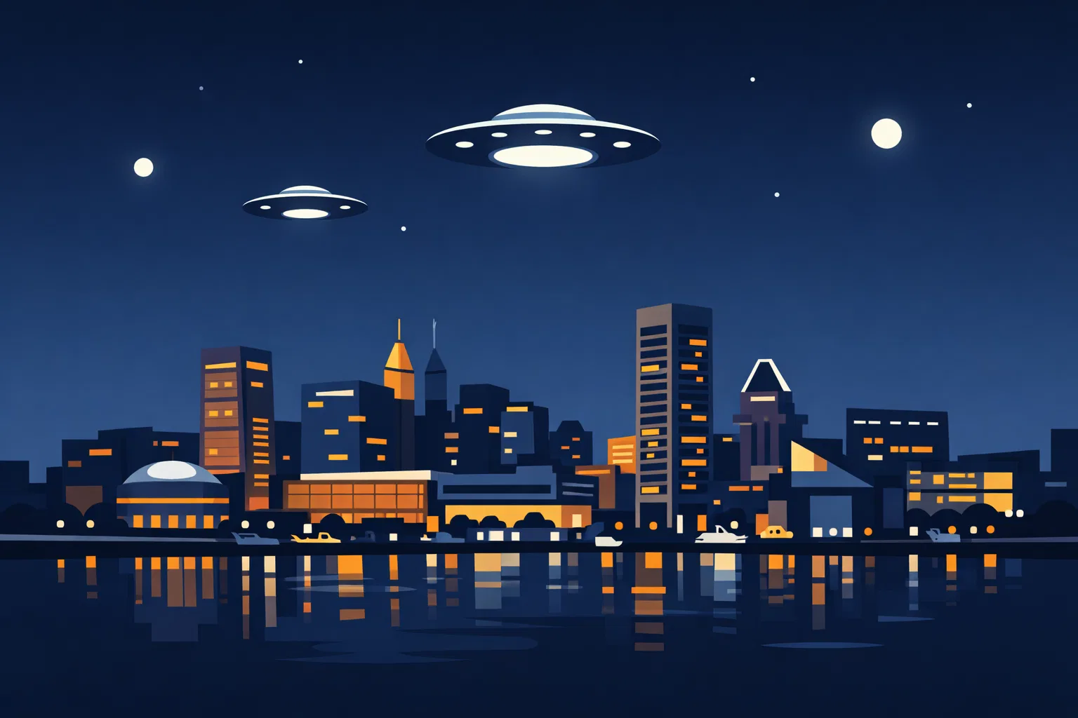 Overview image for Where Are UFOs Most Reported in Maryland Today? | Maryland UFOs