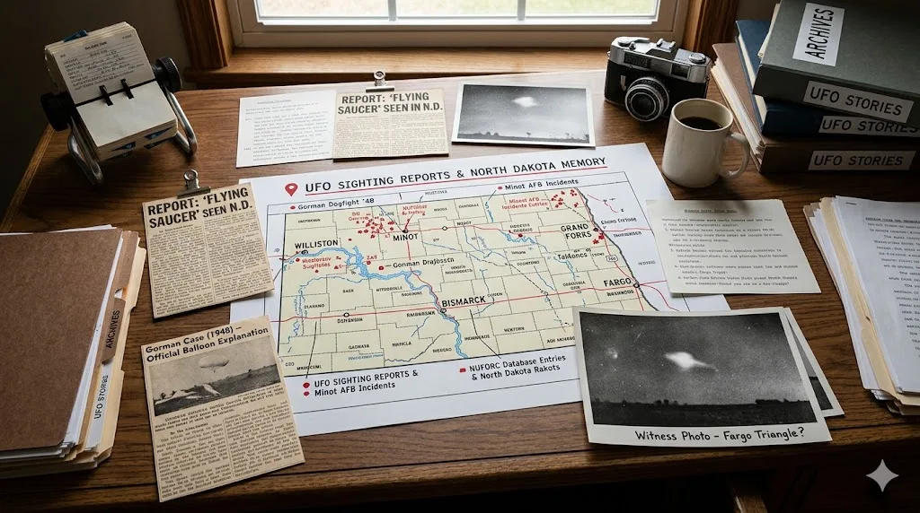 Overview image for How UFO Stories Become North Dakota Memory | North Dakota UFOs