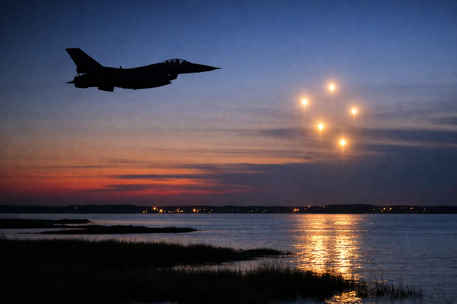Overview image for When UFO Reports Meet Military Airspace | South Carolina UFOs