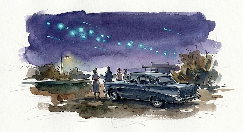 Overview image for What Did Blue Book Make of Texas? | Texas UFOs