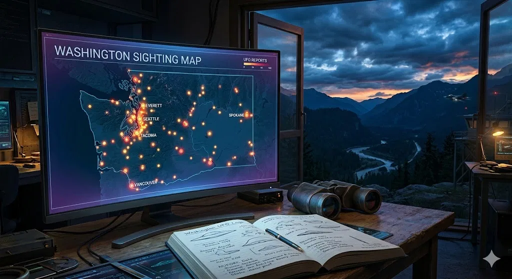 Overview image for Why Washington Keeps Reporting UFOs | Washington UFOs