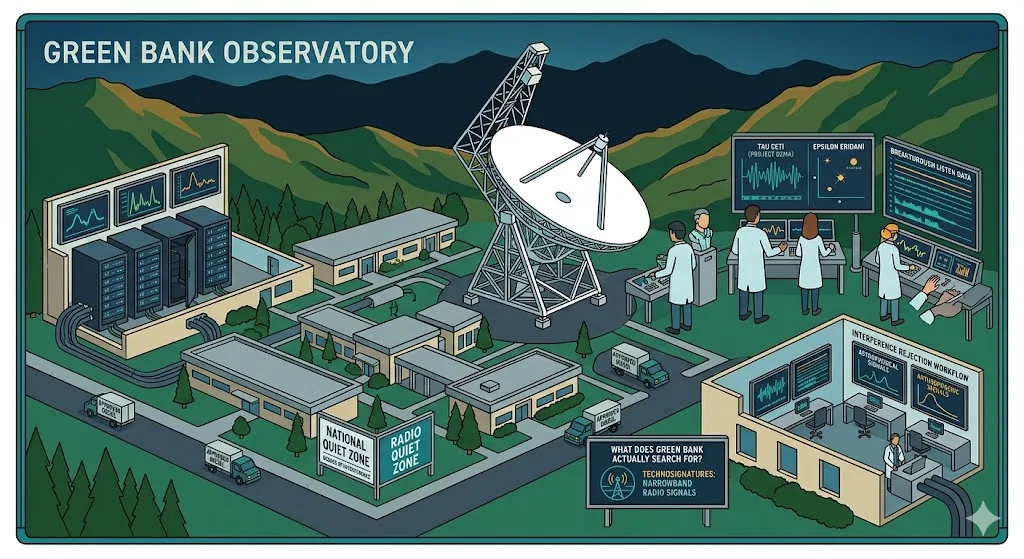 Overview image for What Does Green Bank Actually Search For? | West Virginia UFOs
