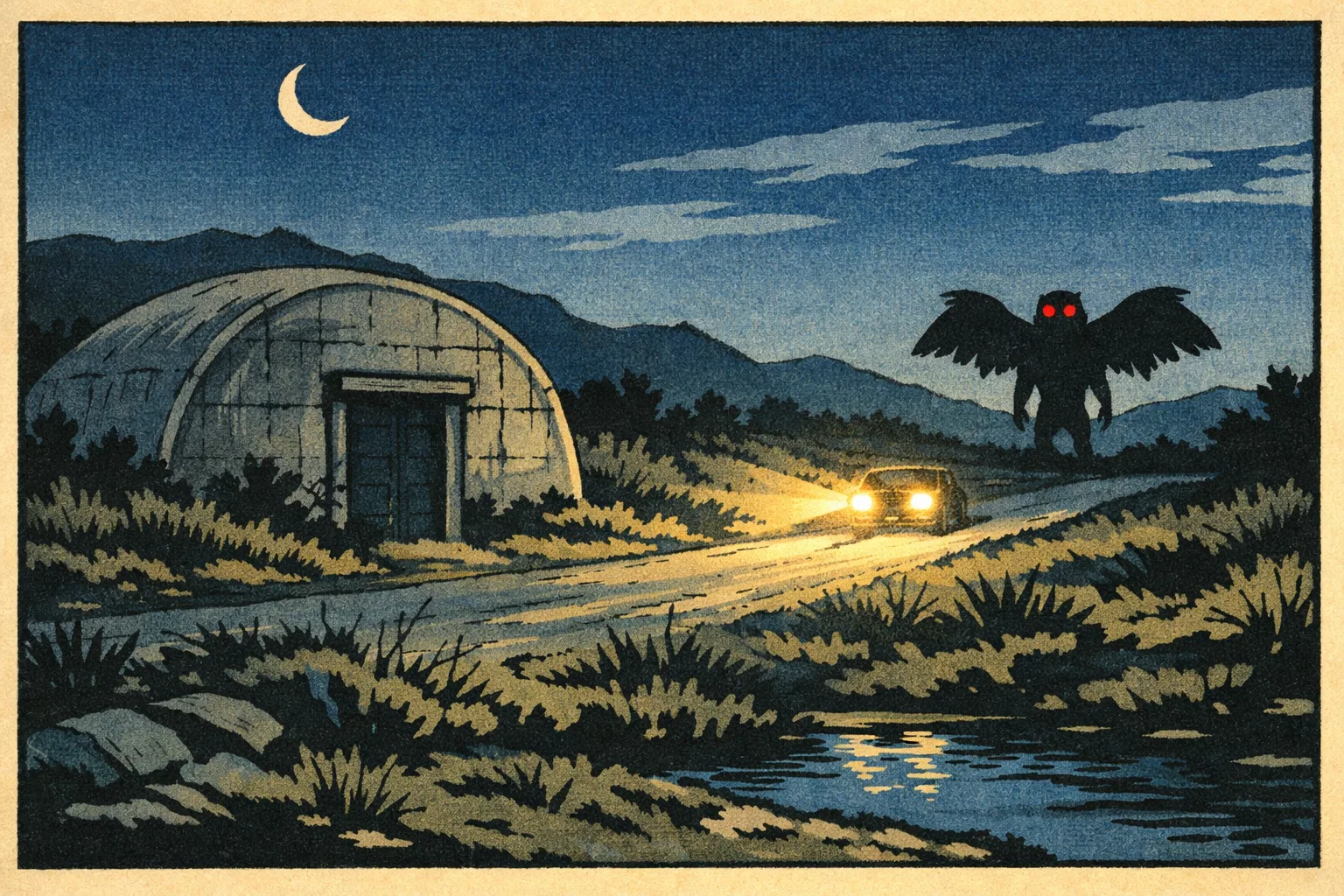 Overview image for Why Did Mothman Become a UFO Story? | West Virginia UFOs