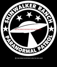 Listing image for Skinwalker Ranch Paranormal Patrol Saucer Decal Sticker,Aliens,Sci Fi,UFO,Space