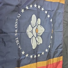 Listing image for Mississippi State Flag Magnolia Design with 'In God We Trust' Collectible